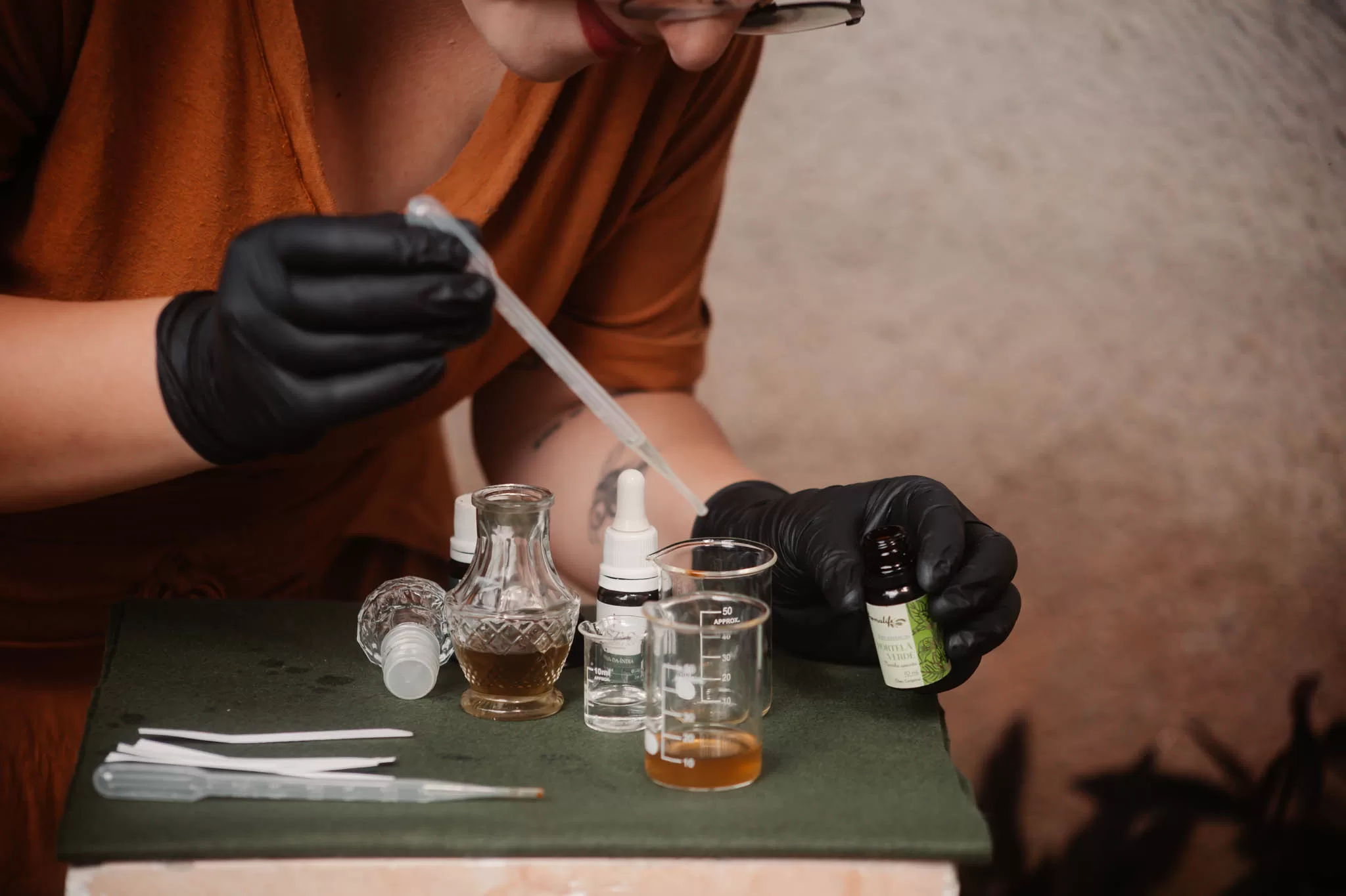 óleos essenciais perfumaria natural